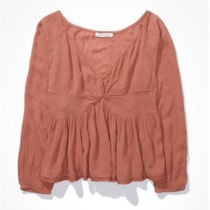AE Twist Front Blouse